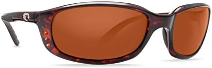 Коста Дел Мар Машки Саламура Овални Читачи На Очила За Сонце, Желка/Бакар Поларизиран Ц-Мате-580П, 59 мм + 2