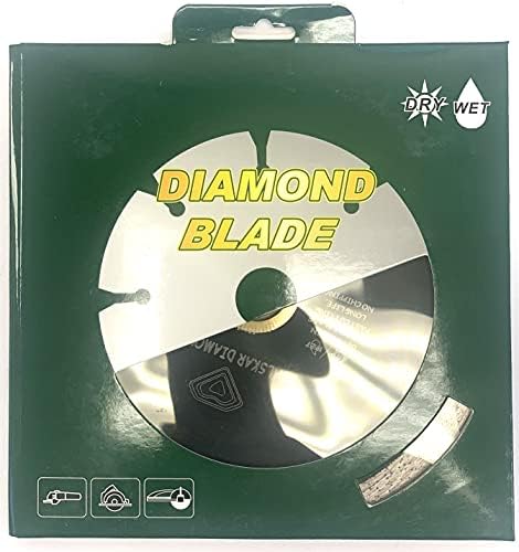 Alskar Diamond 4-1/2 инчи J-Slot Dry/Wet Diamond Blade со слотови за сечење на порцелан и керамичка плочка