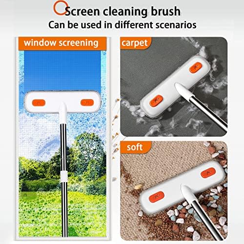 Четка за Чистење На Екранот на Прозорецот - Алатка За Чистење Прозорци За Домаќинство - Мулти Четка За Екранот На Прозорецот-Четка