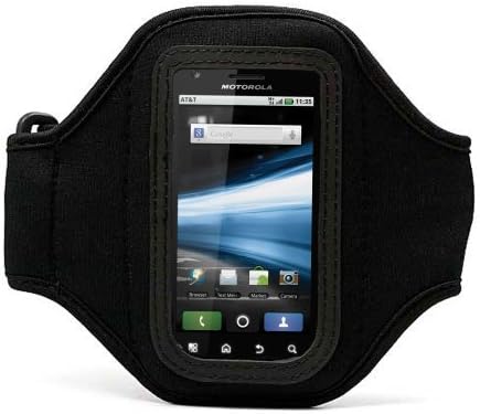 Квалитет Црн Sidekick 4G Armband со облога отпорна на пот за Sidekick 4G Android телефон + во живо смеа Loveубов Vangoddy зглобна лента