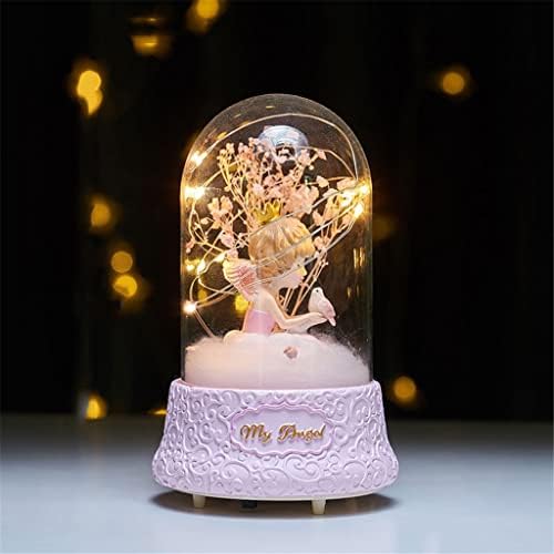Кристал топка во Слинс, предводена од музичка кутија девојка роденден подарок дома декорација дете принцеза девојче танцување музичка кутија