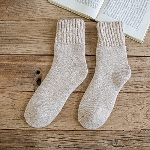 Чиста боја топла за да ги задржите лесни атлетски чорапи со чорапи добри чорапи жени