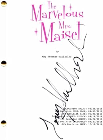 Тони Шалхуб го потпиша автограмот прекрасен г -ѓа Мајсел целосна пилот -скрипта - крилја, монах, ретки