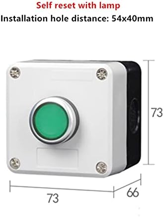 Контролна кутија PURY со прекинувач за копче за светло 24V/220V со копче за итни случаи за стоп самото ресетирање на индустриски прекинувач