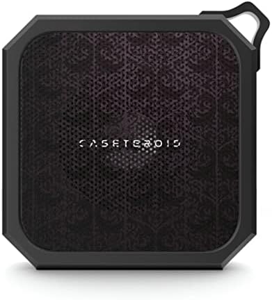 Casteteroid musoid mini водоотпорен звучник - украсен wallиден црн една големина