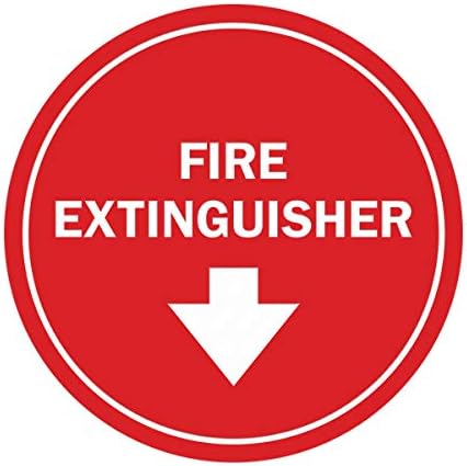 Знаци на знак за гаснење пожарникар за пожарникарски круг - мал - мал