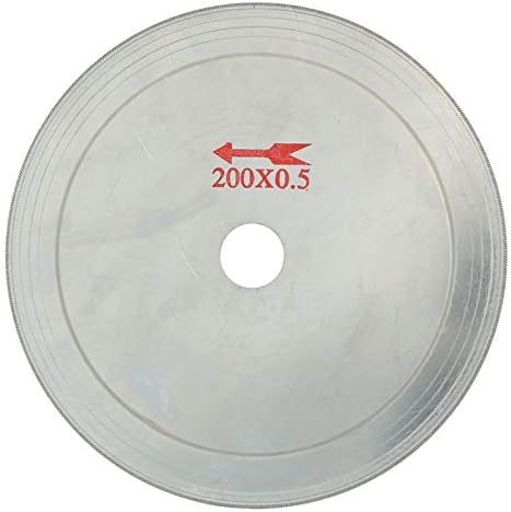 Xucus 5pcs 8 инчи 200 мм ултра-тенок дијамантски лапидарски пила за сечење на сечилото 0,65 раб