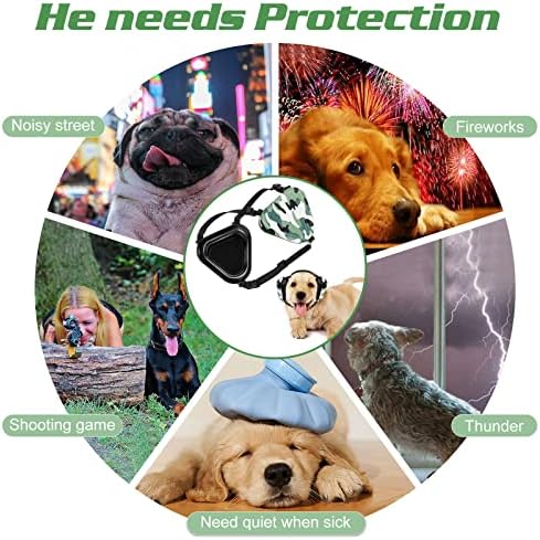 Заштита на слухот за кучињата Намалување на бучавата, заштитени за кучиња, заштитени уши за средно и големо куче, заштитник на слухот