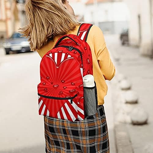 Јапонски ранец за патувања со знаме на срцето мода рамо торба мала тежина мулти-џеб дневен пакет за училишна студија работа шопинг