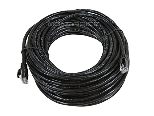 Monoprice 109825 Flexboot CAT6 Ethernet Patch Cable - Мрежен интернет -кабел - RJ45, заробени, 550MHz, UTP, чиста гола бакарна жица, 24awg,
