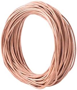 Konmay 1 skein 25 јарди 2,0мм природна боја мека тркалезна тркала кожен кабел за накит