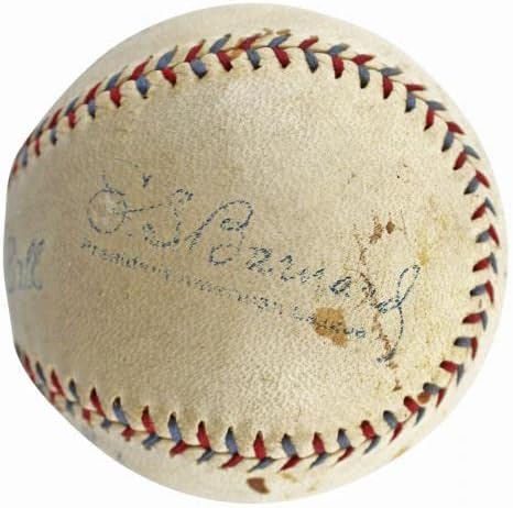 Јанкис Бабе Рут потпиша 1929-31 година, достигнете го ОАЛ Бејзбол Бас ЈСА и ПСА Лоас - Автограм Бејзбол