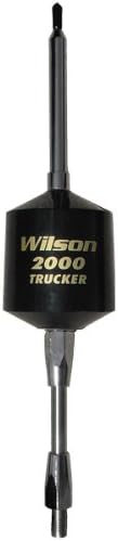 Wilson 305-492 T2000 серија црна мобилна CB Trucker антена со 5-инчен вратило