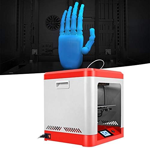 Машина за печатење 3D печатач Walfront, преносен со екранот на екранот Метална плоча Тело XY Линеарен водич за DIY или дома со употреба,