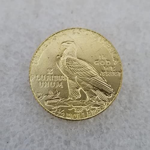 Антички Занаети Американски 1928 5 Златници Индиски Монети Сребрен Долар Надворешно Трговска Колекција
