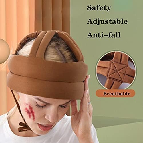 Нмлб Анти-Пад Заштита На Главата Шлем, Постари Заштитни Шапка Безбедност Шлем Стариот Човек Пад Превенција Со Заштита На Ушите Прилагодлив