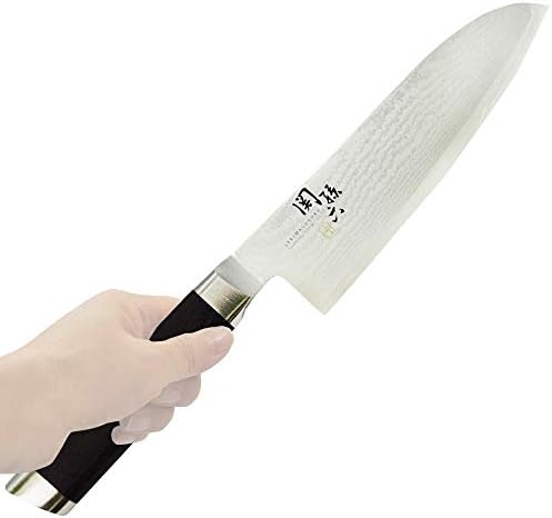 Каи Корпорација АЕ5200 Каи Сантоку Нож, Секи Магороку Дамаск, 6,5 инчи, Произведени Во Јапонија
