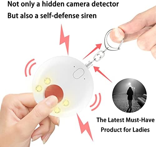 Скриен пронаоѓач на фотоапарати скриен детектор на фотоапарати за самоодбрана аларм за заштита на скриен детектор за шпионски фотоапарати скриени уреди детектор