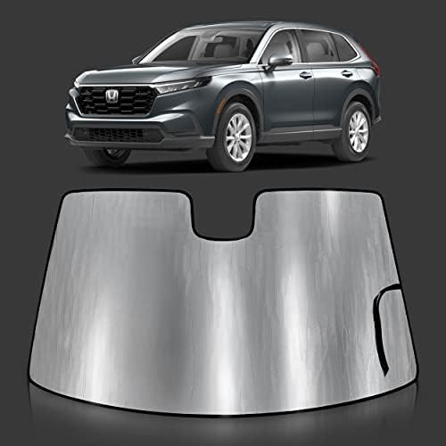 Galaxy Auto Shield Custom Fit Whindshield Sun Sunde Sunde за 2023 година Honda CR -V CRV SUV, изолирани додатоци за приватност на