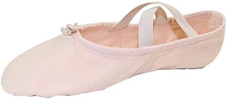 Балетски палење на балет за девојчиња, поделено единствено платно балетски чевли