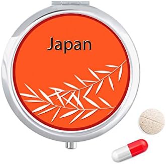 Јапонија Култура Бамбус Шема Пилула Случај Џеб Медицина Кутија За Складирање Контејнер Диспензерот
