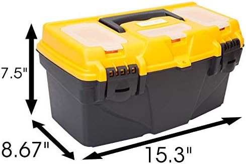 TCE ATRJH-3015U TORIN 15,5 Пластична алатка за складирање со отстранлив фиока, црна/жолта