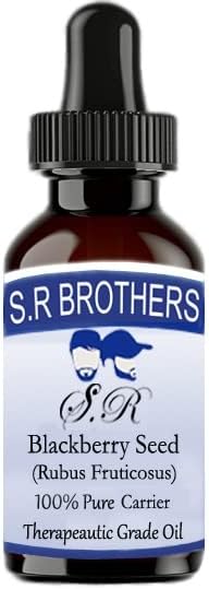 S.R браќа Blackberry Seed чиста и природна терапевтска носачка масло од 30 ml