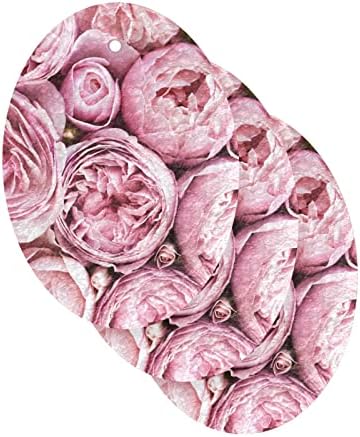 Алаза розова роза и цвет природни сунѓери кујнски целулоза сунѓер за миење садови за миење бања и чистење на домаќинства, не-крик и еко пријателски,