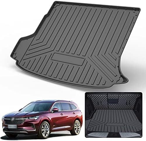 Elsetyler Custom Fit for Cargo Liner 2021 2022 Buick Envision - Црно TPO Сите временски услови водоотпорни водоотпорни задни товарни садови