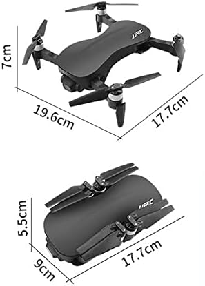 Афбоо дрон 4K со возрасна камера, 3-оска гимбал, автоматско враќање на GPS, преклопен квадкоптер, лебди за позиционирање на оптички проток,