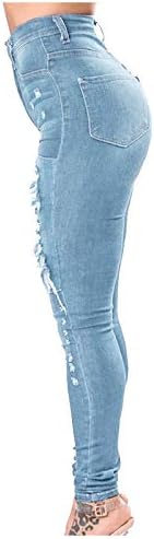 Панталони со права нозе дама за проширување на половината се лизга долга патека копче пред модерно истегнување лето удобно