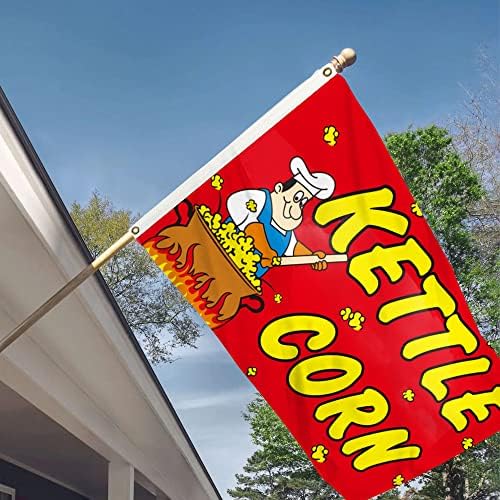 Кетл Пченка знаме за деловна концесија штанд 3x5ft Банер храна шатор за снек бар знак концесија рекламирање кафе -салон