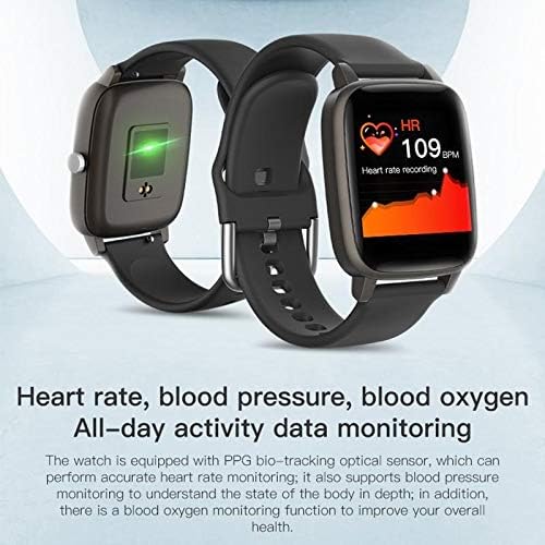 XDCHLK целосен допир паметен часовник жени спортски паметни нараквици водоотпорен часовник педометар на срцев монитор на срцето фитнес часовници