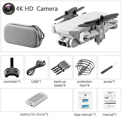 Дрон 4K HD широк агол камера 0,3MP/5.0MP/4K HD фотоапарати Дрон LS-Min Dron Camera Quadcopter Висина Чувајте беспилотни летала Играчки