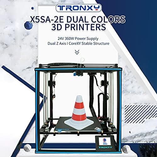 ZSEM X5SA-2E Висока прецизност 3D печатач Ултра-тивки Мајнбоа Голема големина на печатење 330 * 330 * 400мм со 3,5 инчен екран