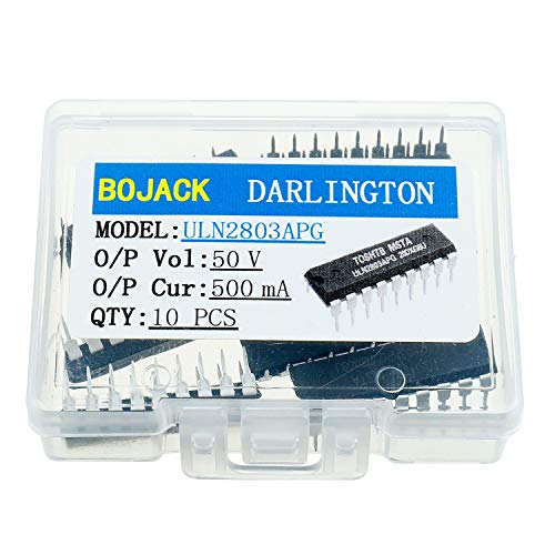 BOJACK ULN2803 Осумсочен NPN Darlington Connection Transistor （Пакет од 10 компјутери）