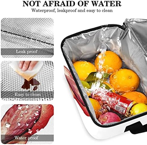 Roseate Spoonbill торба за испорака на храна, изолирана торба за намирници | Двоен патент