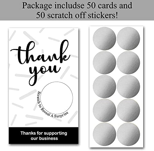 Haizct 50 пакет Ви благодариме празен подарок сертификат за гребење картички за мал бизнис, спа -убавина шминка салон за коса, невестински