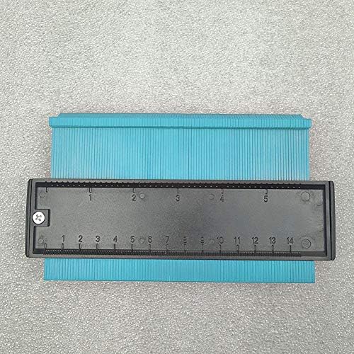 Контурен мерач пластичен профил за копирање на мерач на мерач на контурна алатка за обележување - зелена