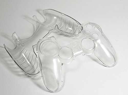 Јуетон чиста пластична заштитна обвивка за обвивка за обвивка за контролор на PlayStation 4