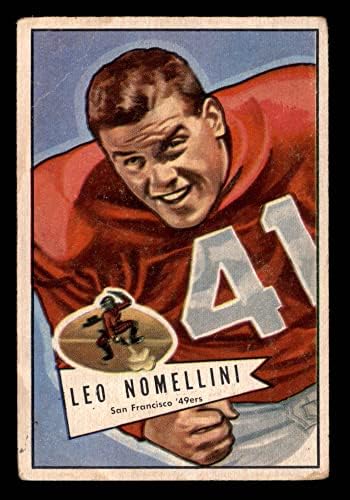 1952 Bowman 125 Leo Nomellini San Francisco 49ers Good 49ers Минесота