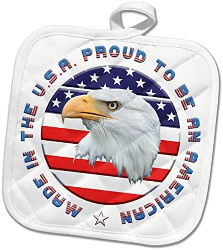 Американско знаме на 3drose, ќелав орел направен во САД - Потолдерс