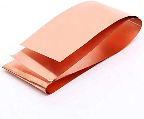 Бакарен лист Хуилун Бакар 99,9% чист бакар Cu метален лист фолија 0. 01x200x1000mm за аеро -вселенска занаетчиска занаетчиска,