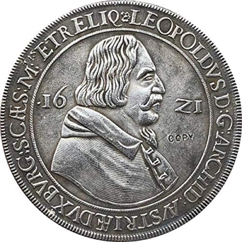 Предизвик Монета 1621 Австрија Монети Копија 40ММ Копија Колекција Подароци Монета Колекција