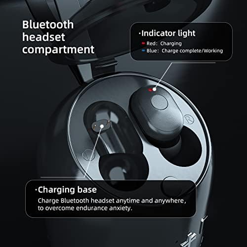 Преносен Bluetooth звучник Tor-Ole со безжични слушалки, водоотпорен безжичен звучник на отворено звучници поддржуваат караоке TF картичка Помошен