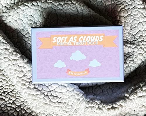 Меки како облаци пастелна тарот палуба и водич | од Noweyesee и VieuxMondeExpress | Ограничено издание печатење | 78 карти |