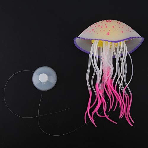 Глоглоу аквариум украс медуза, симулација вештачка блескава медуза сидуза сила медуза