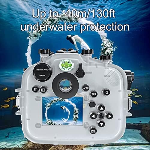 Морски жаби За фуџифилм Х-Т4 16-50мм 18-55мм 40М/130фт подводна камера домување…
