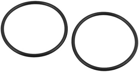 AEXIT 40PCS црна гума 35мм x 1,9мм отпорност на топлина што не е отпорна на маслото NBR нитрилна гума O прстен гумени шипки запечатување