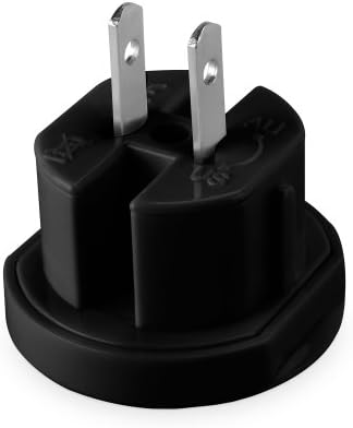 Boxwave Universal to American Outlect Plug Adapter - со приклучок за приклучок - адаптер за излез во САД со 3 -та заземјена игла - одлично